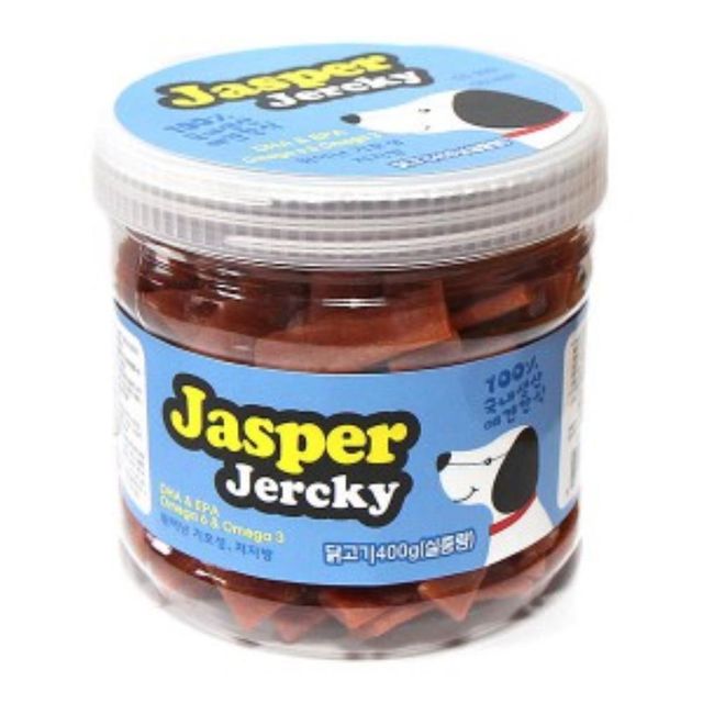 강아지 간식 닭고기 저키 400g, JASPER 펫푸드 프리미엄
