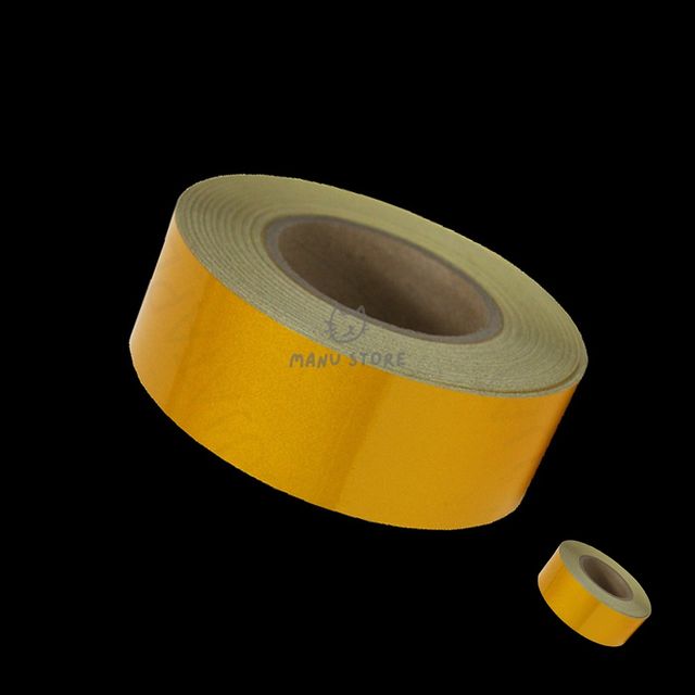안전반사스티커 지게차반사스티커 안전반사 테이프 50mm x 45M 황색