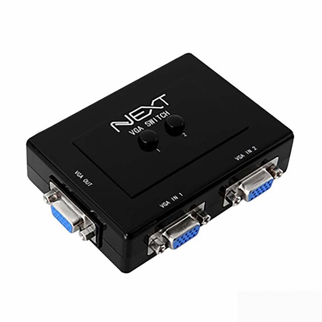 2대1 VGA 모니터 선택기NEXT-2402VSW PC용품