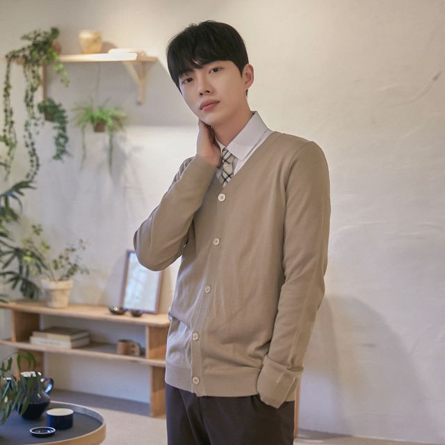 보풀방지 코코아 교복 가디건 (남자) 교복 학생복