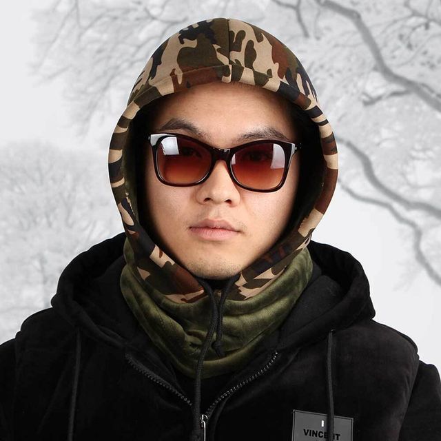 겨울 넥워머 후드형 남성 방한용 워머 클라바