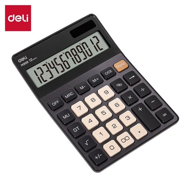 DELI 와이드 스크린 계산기, 데스크탑용 EM309DG