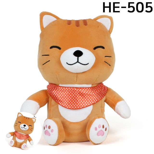 여성골프채커버 골프커버 고양이 드라이버커버 오렌지