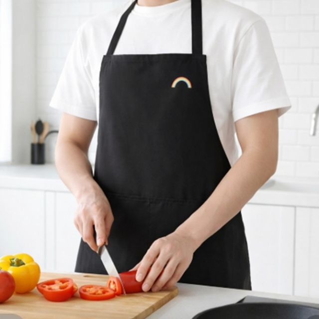 주방 여성 방수 앞치마 가정용 까페 앞치마