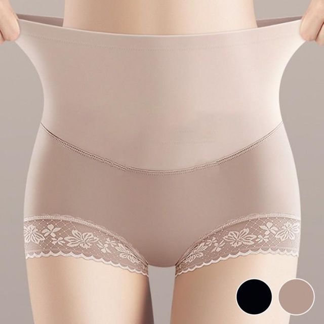 하이웨이스트 레이스 보정 팬티 브라렛브라나시 올인원 보정 여성 뱃살 속옷 똥배거들 니퍼
