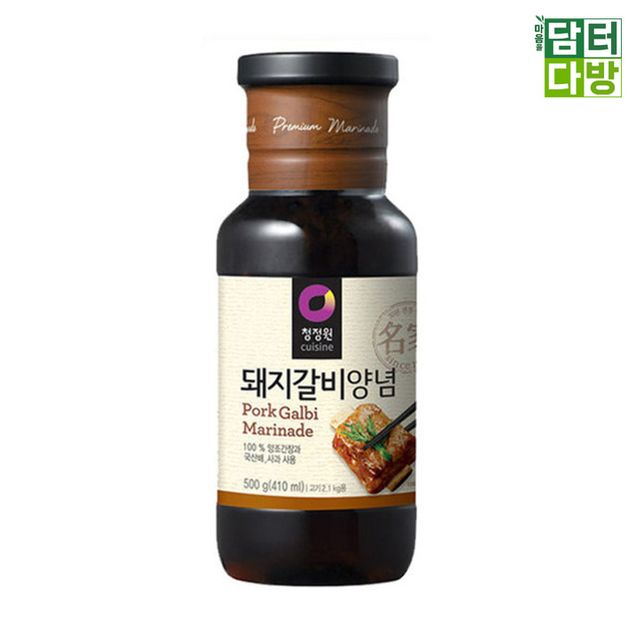 청정원 돼지갈비양념 500g X 3개