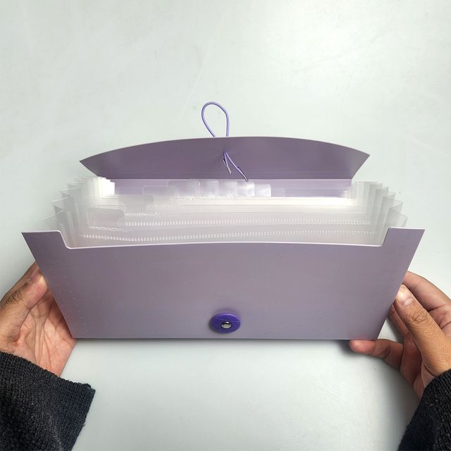 밸뷰유통 영수증 보관 파일 거래명세서 정리 케이스