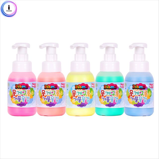 뭉게구름 거품물감 300ml 5색 세트