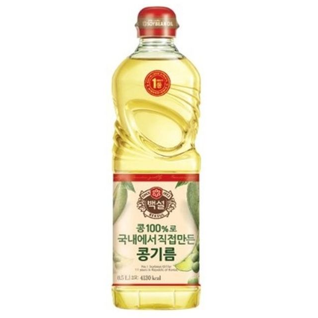 CJ 식용유 콩기름 0.5L