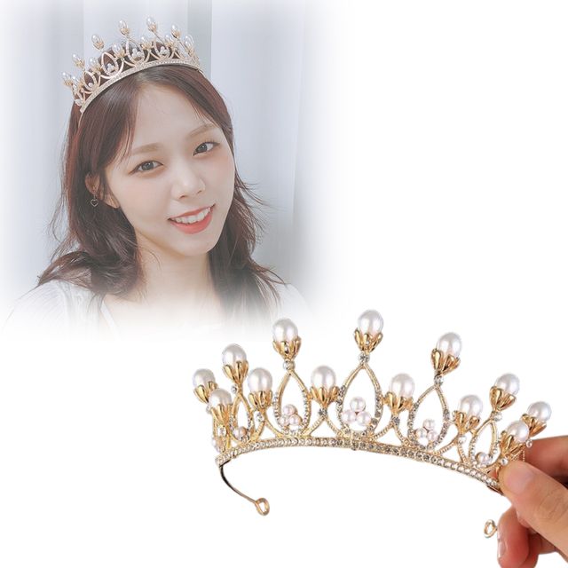 결혼식 헤어 장식 티아라 웨딩 머리띠 신부 헤어핀 악세사리 머리꽂이 왕관 웨딩밴드