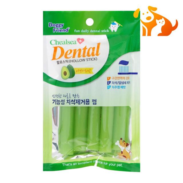 할로스틱 기능성 치석제거용 개껌 아보카도 5p