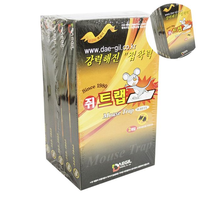 쥐잡이 끈끈이트랩 쥐트랩 2p x 5갑