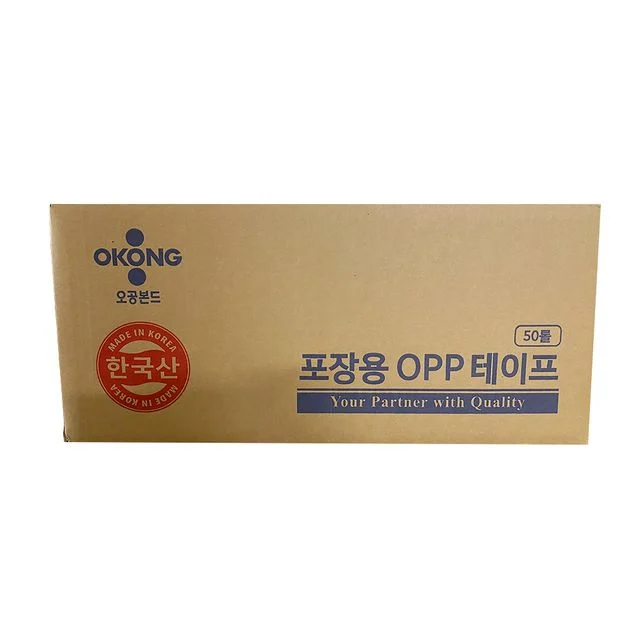 오공투명/황색 박스테이프 48x40/48x50(20)+컷터기1개
