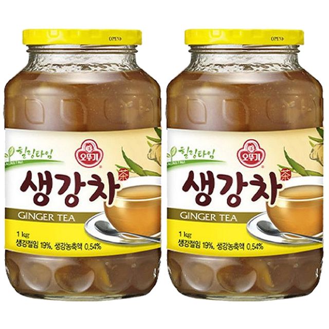 오뚜기 생강차 2kg (1kgx2병) - 진한 생강 향과 맛