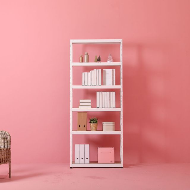 견고한 안전성 철제선반 6단 80x210 수납장