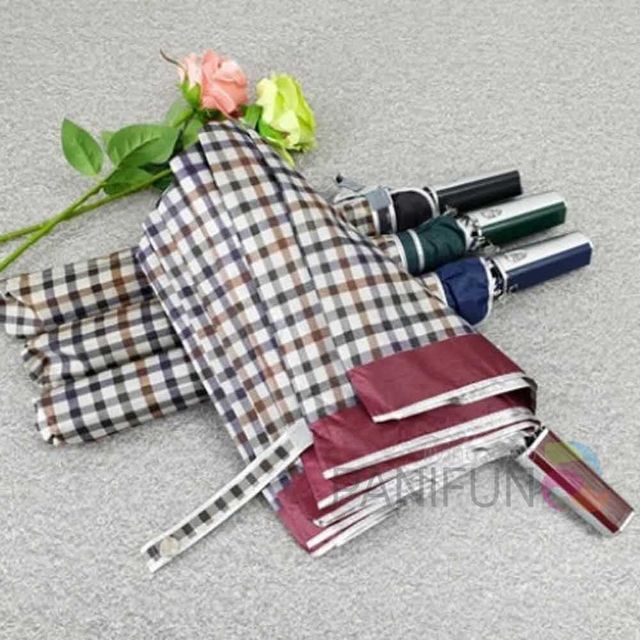 자동2단우산 체크실버 랜덤 UV양산 암막우양산 양산겸우산 양산우산 자외선차단우산