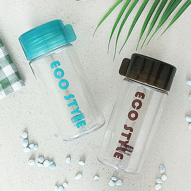 혜명몰 에코 스타일 보틀 380ml 휴대용물통 급식물통 차거름망물통 운동텀블러 자전거물통