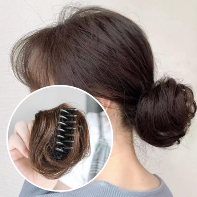당고머리 똥머리 가발 집게형