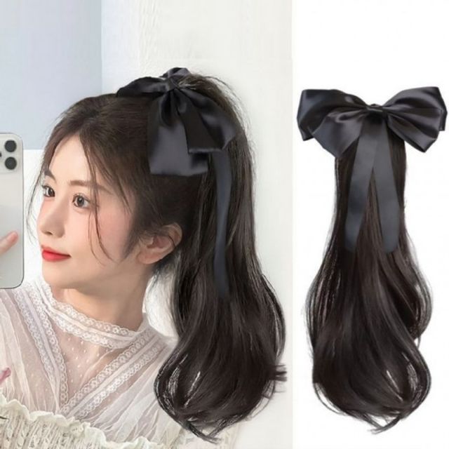 여성 메쉬 헤어부분 가발 밴드