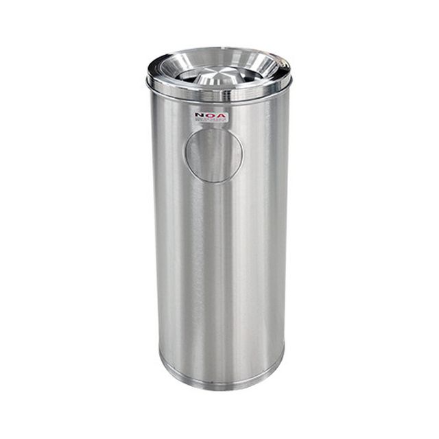 노아 스텐 재떨이휴지통 쓰레기통(20L) 230x530 스테인리스 업소용 주방용 실내용