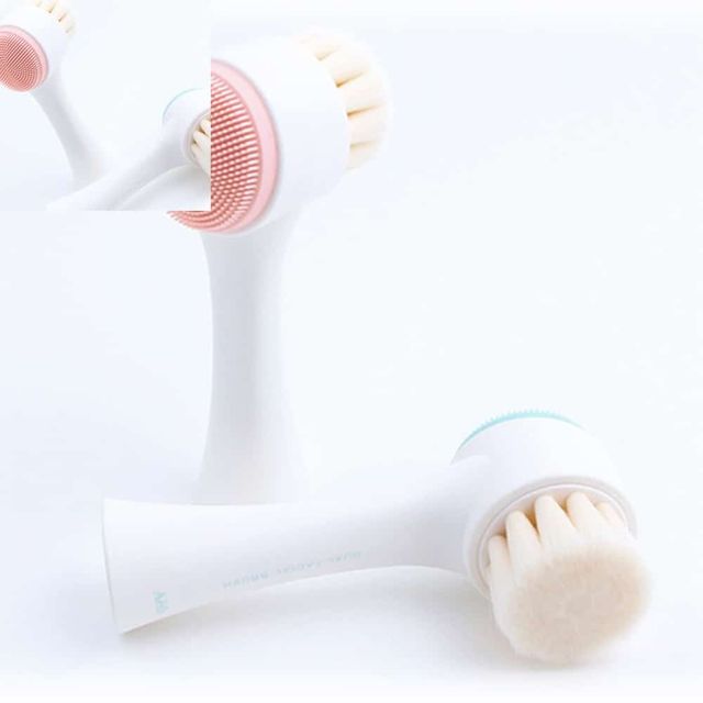 딥클렌징 듀얼 모공브러시 모공브러쉬 각질제거 세안모공브러쉬 세안브러쉬