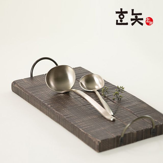 수공예 방짜유기 신선로 소스국자 대용량 - 국물 요리 필수