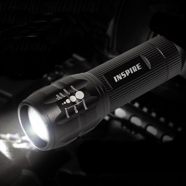 줌기능 V6 LED 칩셋 인스파이어 슈퍼빔 LED손전등