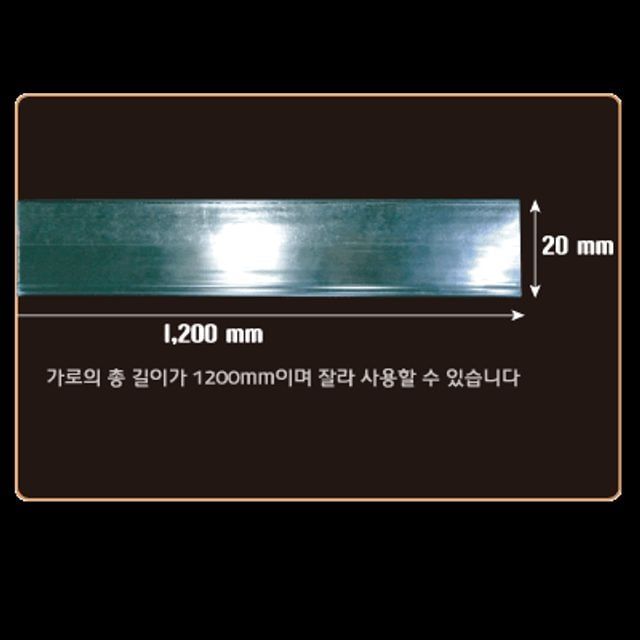 투명 가격표 표시기 20mm 10개 DIY 라벨홀더 세트
