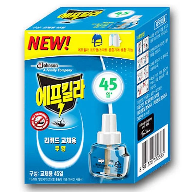 에프킬라 리퀴드 교체용 무향 - 모기향 훈증기 리필