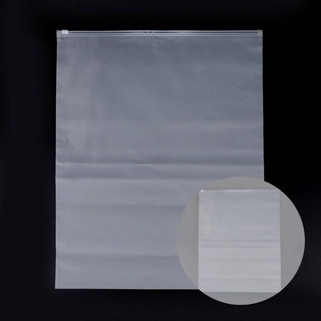 1P 반투명 PVC 지퍼백 파우치 40x50cm 비닐파우치 심플한파우치