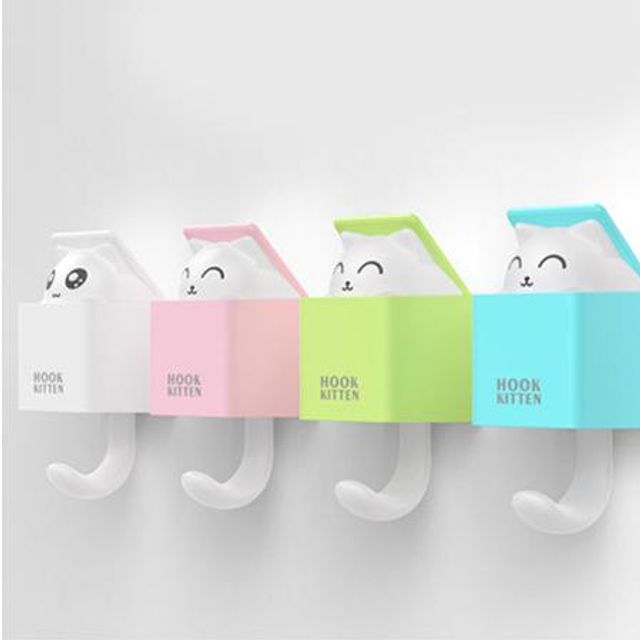벽면 중력행거 다용도 후크, 고양이 무선벽면 후크