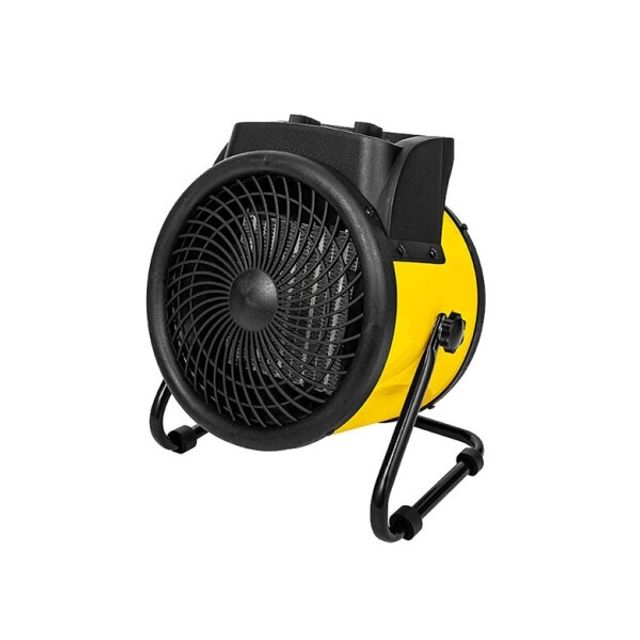 후지카 3KW 터보 팬히터 PTC 열 온풍기 옐로우