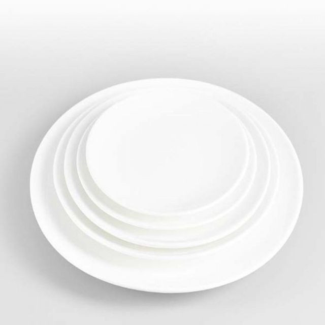 도자기 원형 접시 13인치, 식당 뷔페용 양식기 앞접시