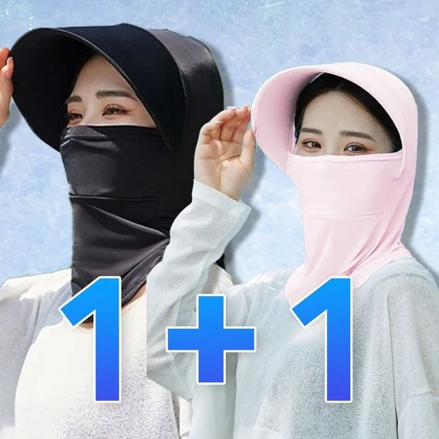 여름 쿨링 넥쿨러 얼굴 가리개 마스크 1+1