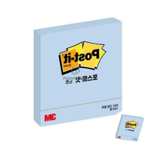 뜯어쓰는메모지 체크리스트메모지 포스트잇 노트 크림블루