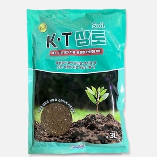 KT 상토 3L - 식물 재배용 양질 상토