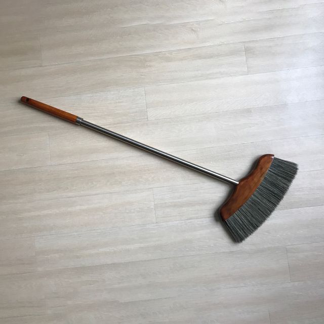 원목 스텐 칼라 T방비 빗자루