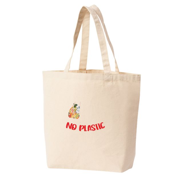 에코백 토트백 환경보호 NO PLASTIC 플라스틱줄이기