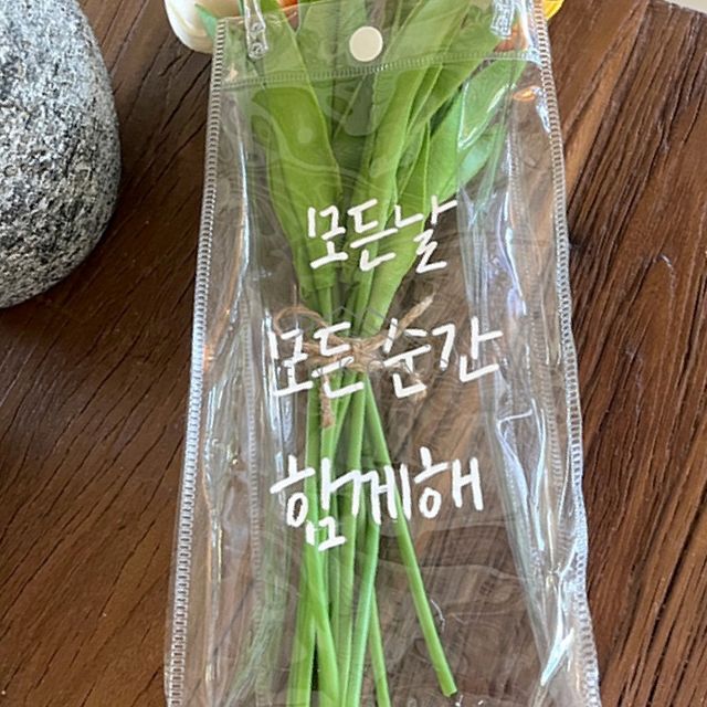 선물비닐봉투 플라워쇼핑백 포장비닐백