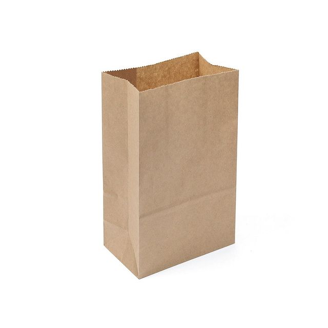 악세사리포장봉투 빵포장 무지 크라프트 봉투 100p세트 12x21cm