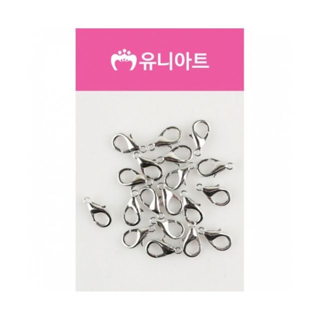 혜명몰 유니아트 랍스터고리 14mm 은색 - 개 (1개입) 비즈키링재료 개고리 비즈공예재료 키링재료 열쇠고리