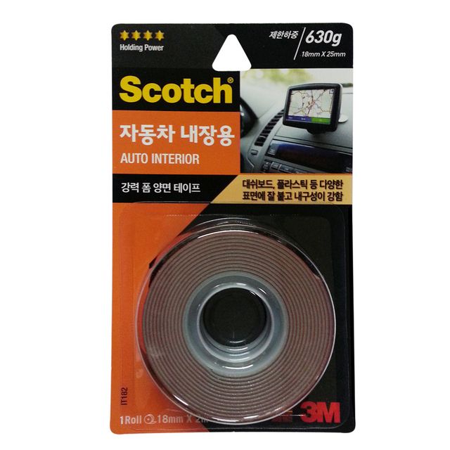 3M 스카치강력폼 양면테이프(자동차내장용) IT182