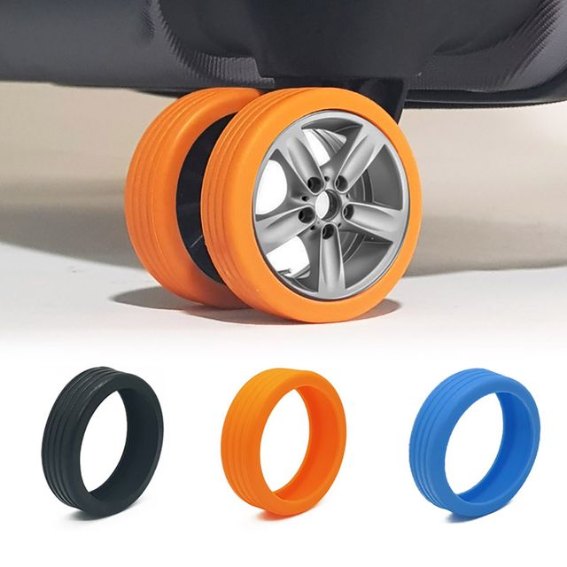 밸뷰유통 캐리어 바퀴 커버 4P 의자 휠 보호 보호대 DD12500