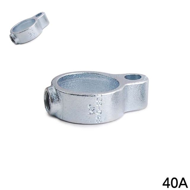 다용도 파이프클램프 40A 48.3mm 실버 원형클램프 가구클램프 파이프브라켓 고정클램프