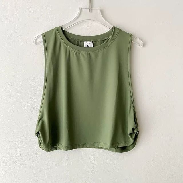 여성용 여름 요가 민소매 티셔츠 운동복 헬스복 러닝복