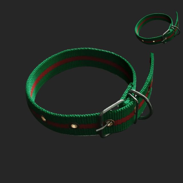나일론목줄 불독목줄 개목줄 PP 특대 30mm 초록