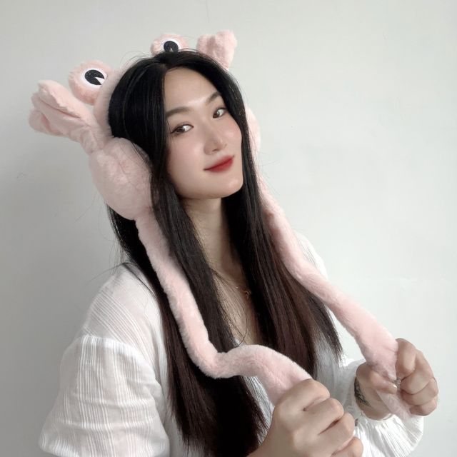 방한 귀도리 개구리 어린이 이어머프