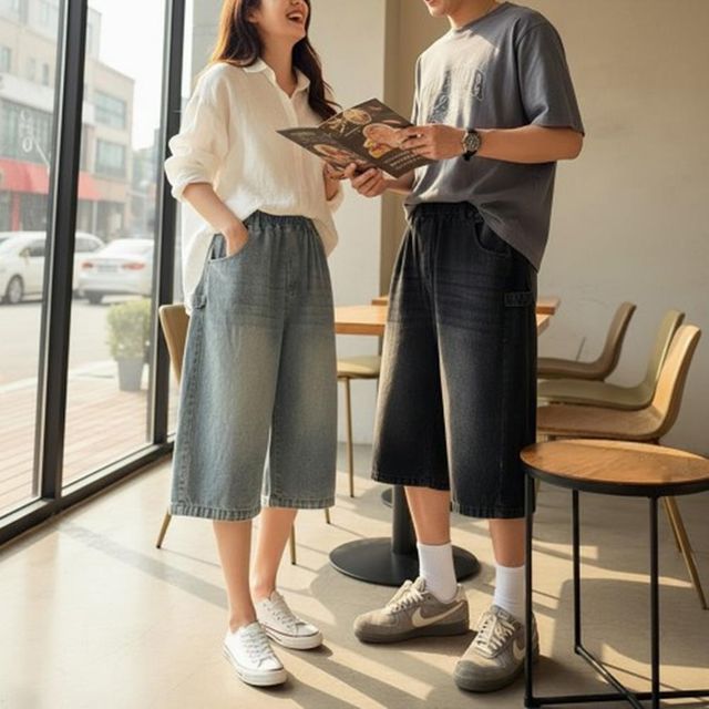 남녀공용 반바지 신상 여자반바지 휴가 숏팬츠 핫팬츠