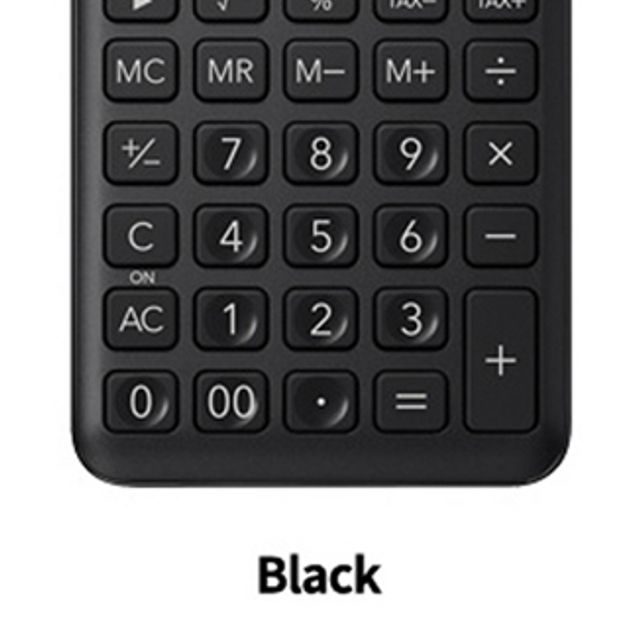 카시오 계산기 SL-1000SC 블랙 10자리 일반계산기 고성능