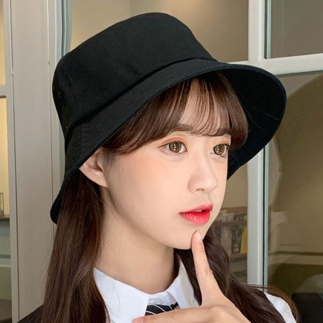 심플 디자인 무지 디자인 남성 여성 버킷햇 모자